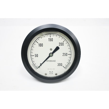 Marshalltown G19136 180C-300# 4-1/2IN 1/4IN 0-300PSI NPT PRESSURE GAUGE G19136 180C-300#